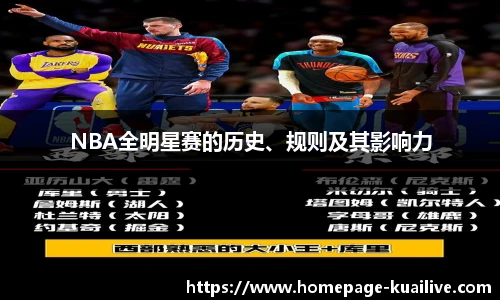 NBA全明星赛的历史、规则及其影响力